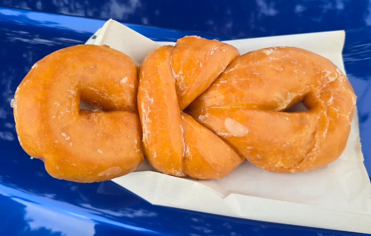 Glazed Donut Bow Tie