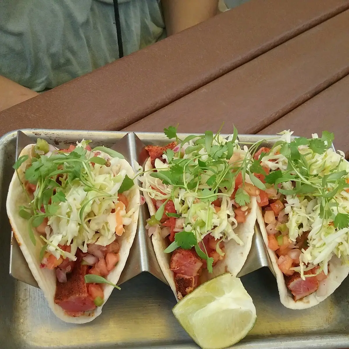Spicy Tuna Street Tacos