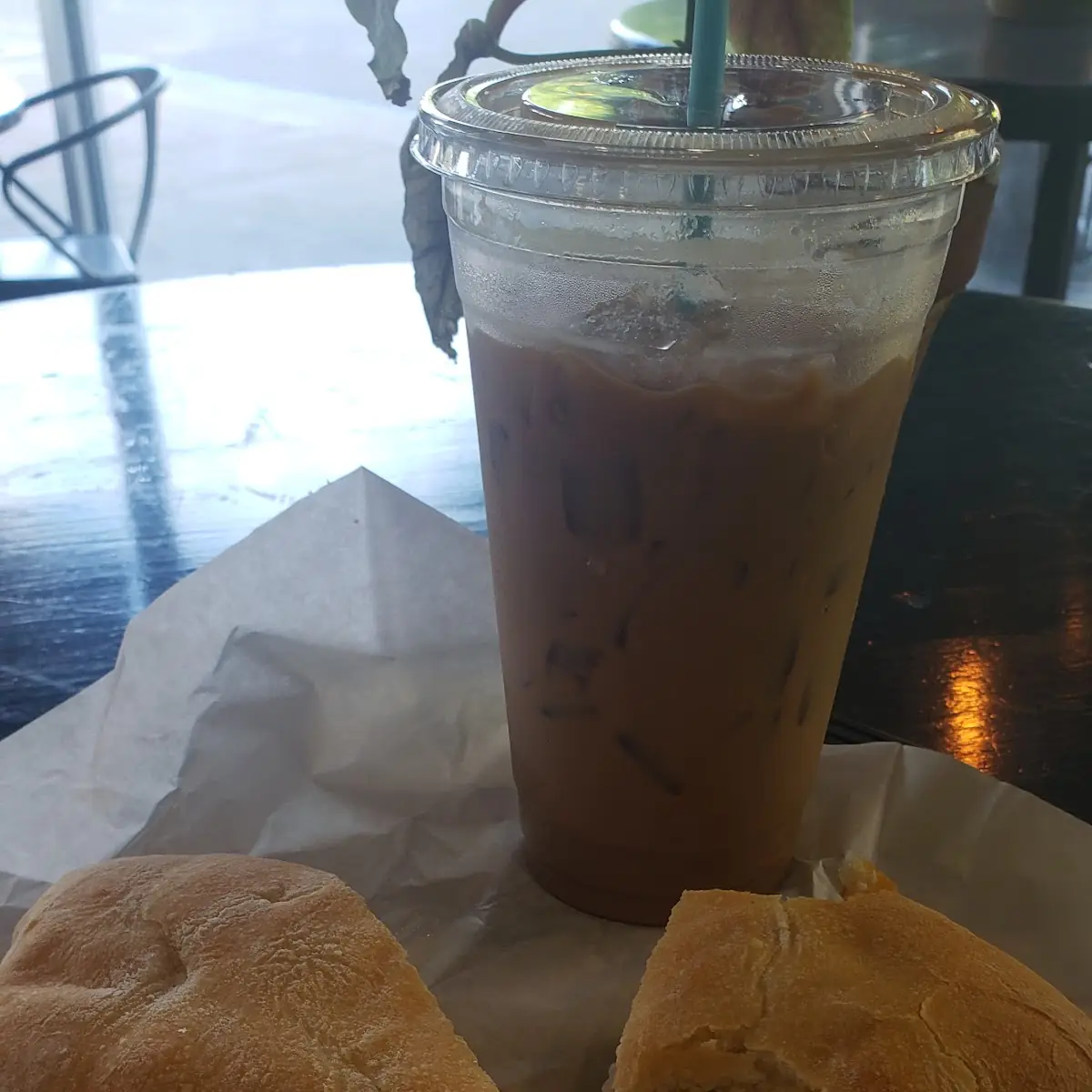 Turkey Scrambled Egg Ciabatta Breakfast Sandwich