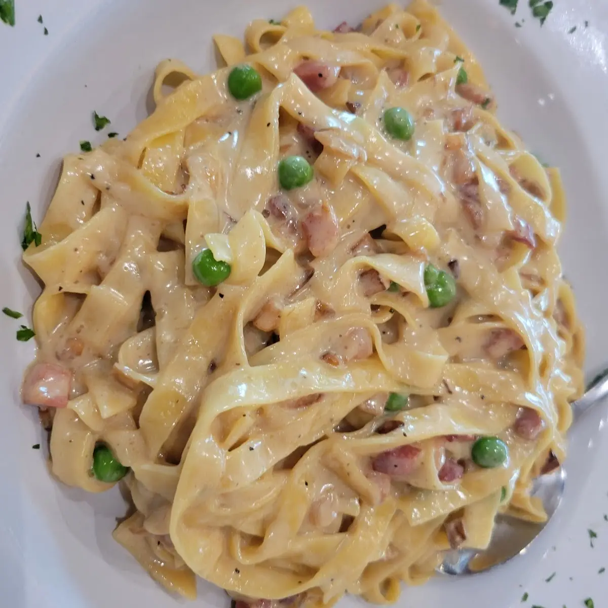 Fettuccine Carbonara-D