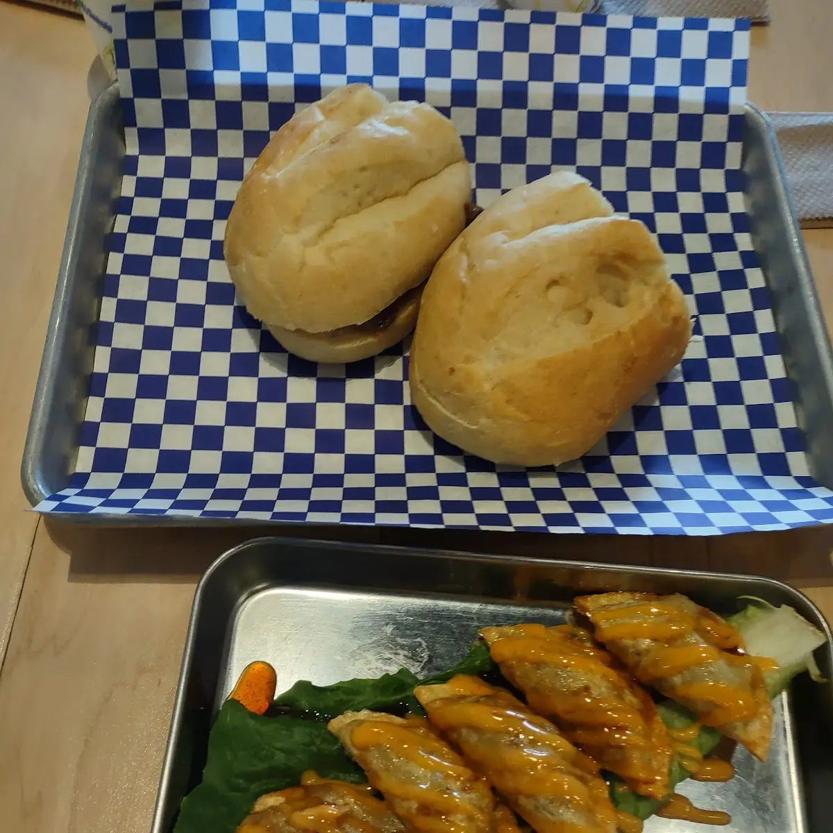 Angry Dumplings and a Philly Cheese Steak