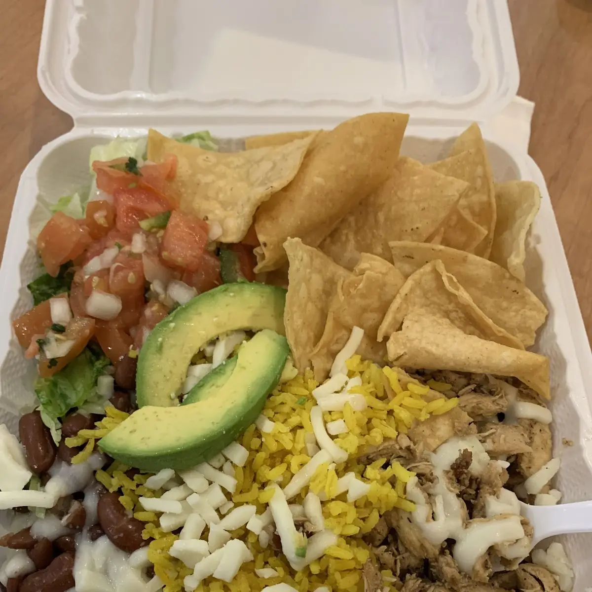 Open Burrito Bowl