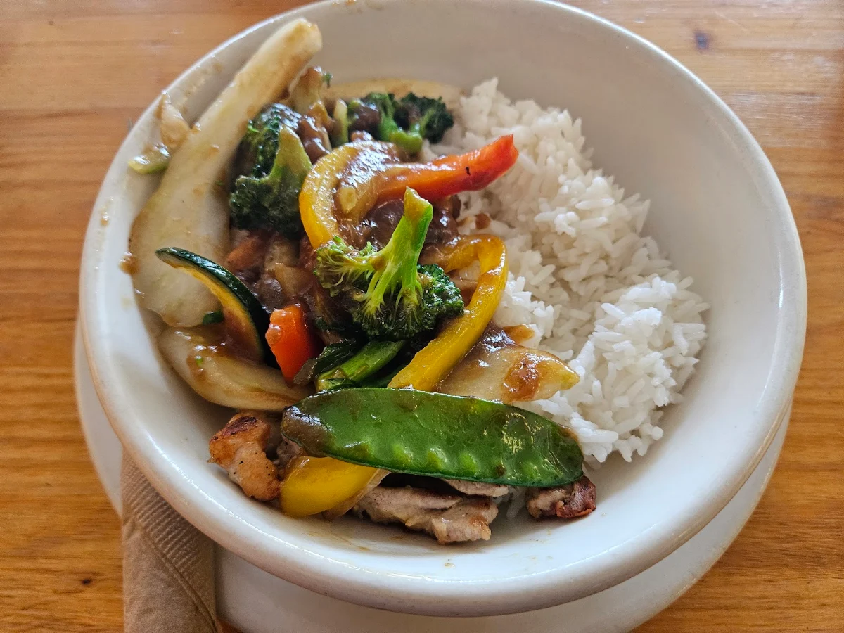 Chicken Stir Fried Mixed Vegetables