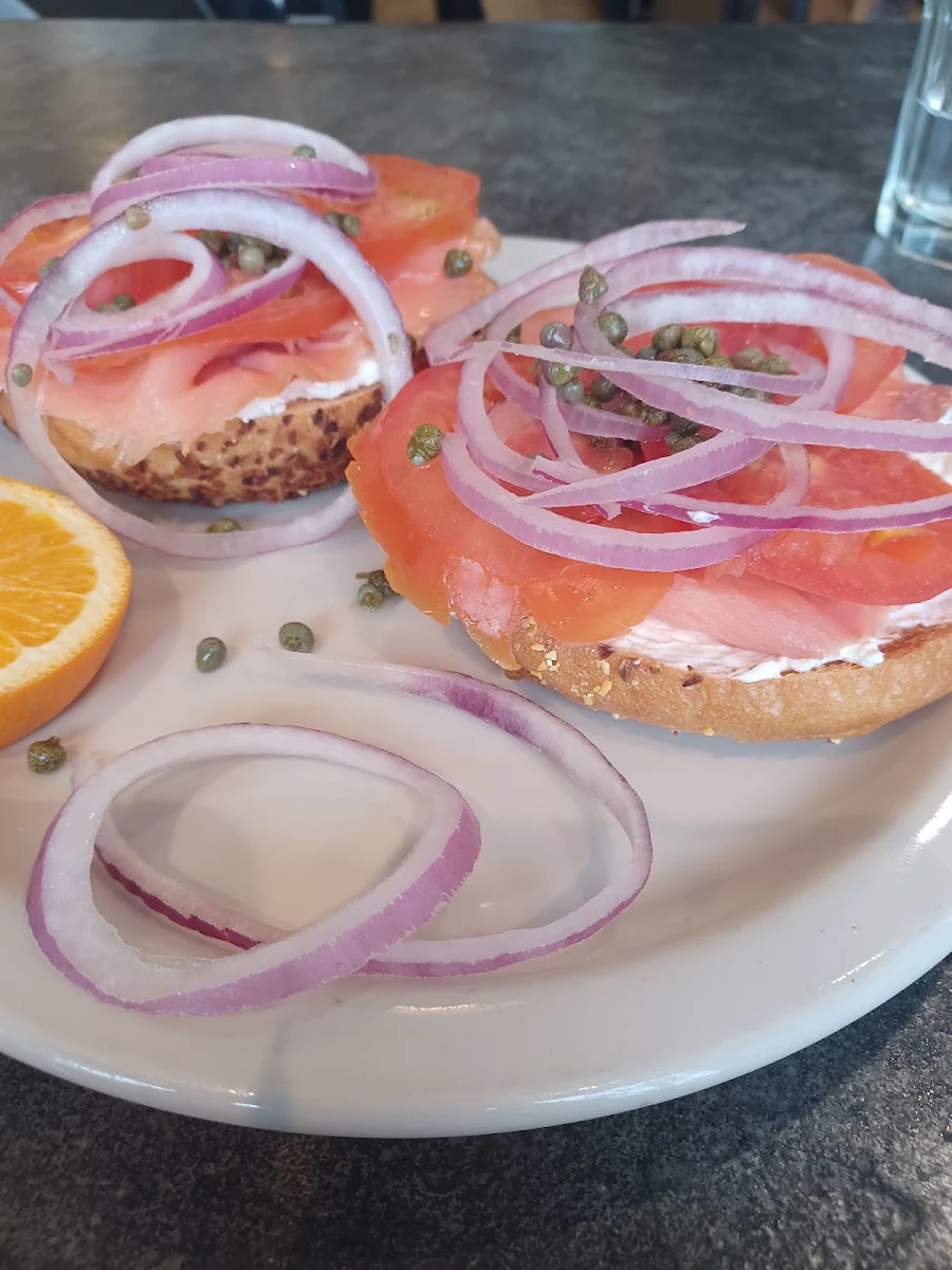 Salmon on a Bagel