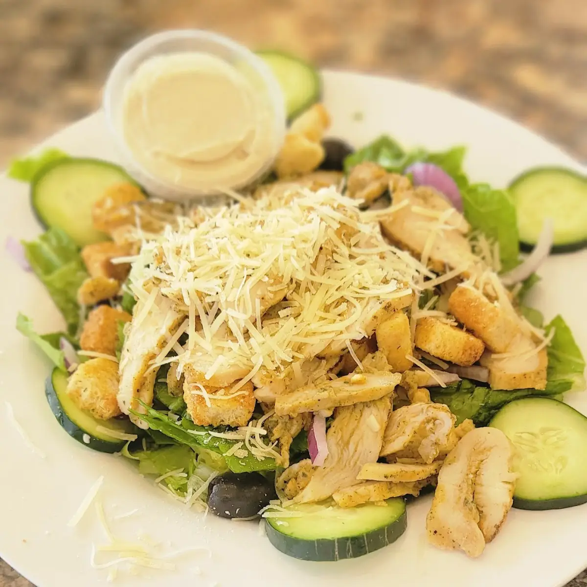 Grilled or Crispy Chicken Salad