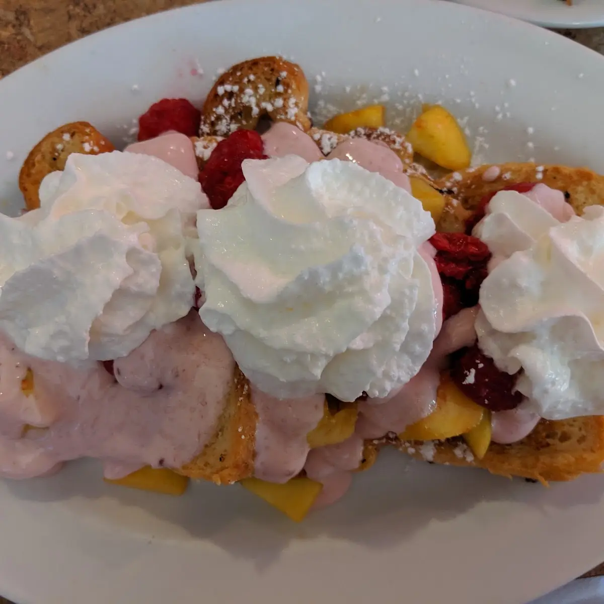 Fruit Stuffed French Toast