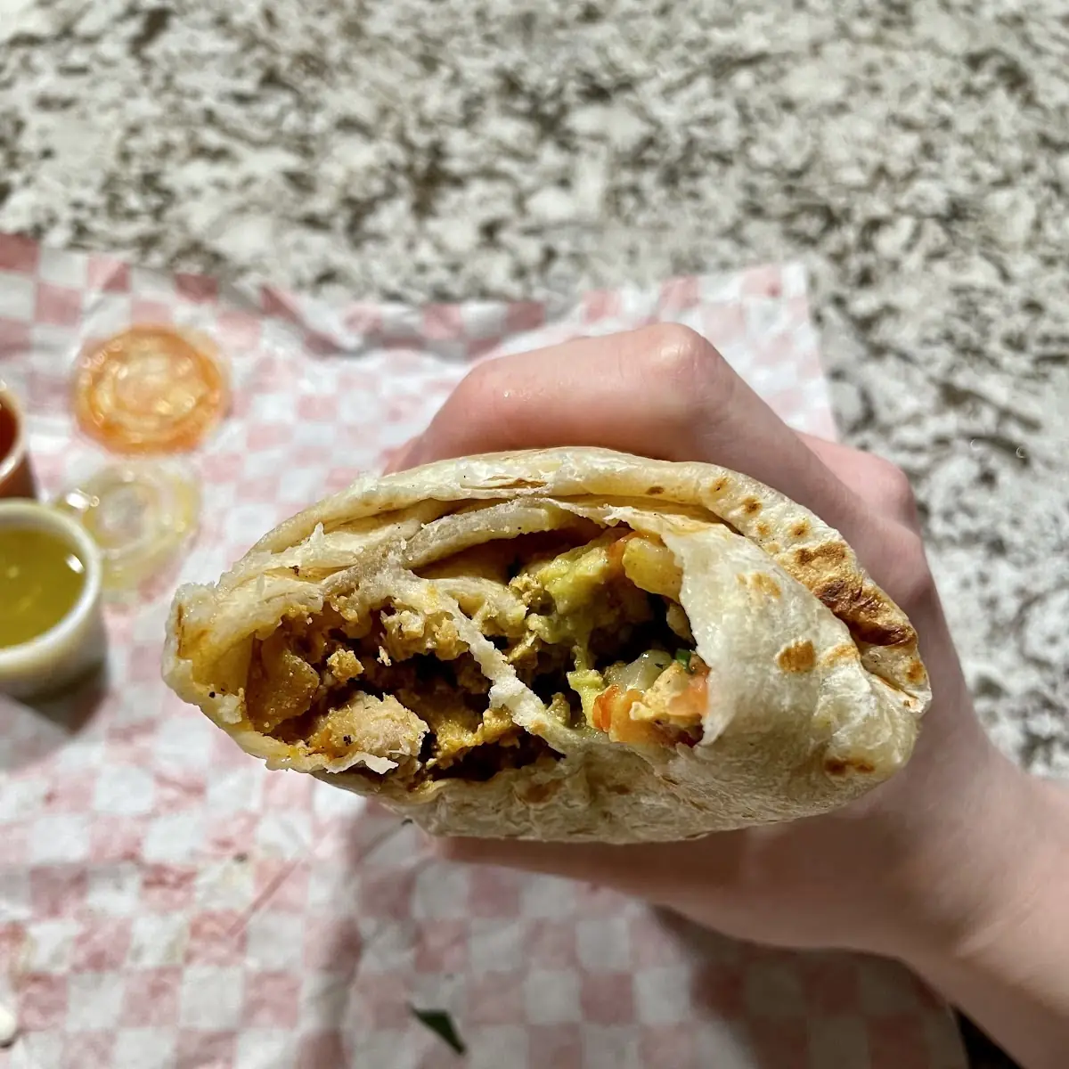 Chicken Asado Burrito
