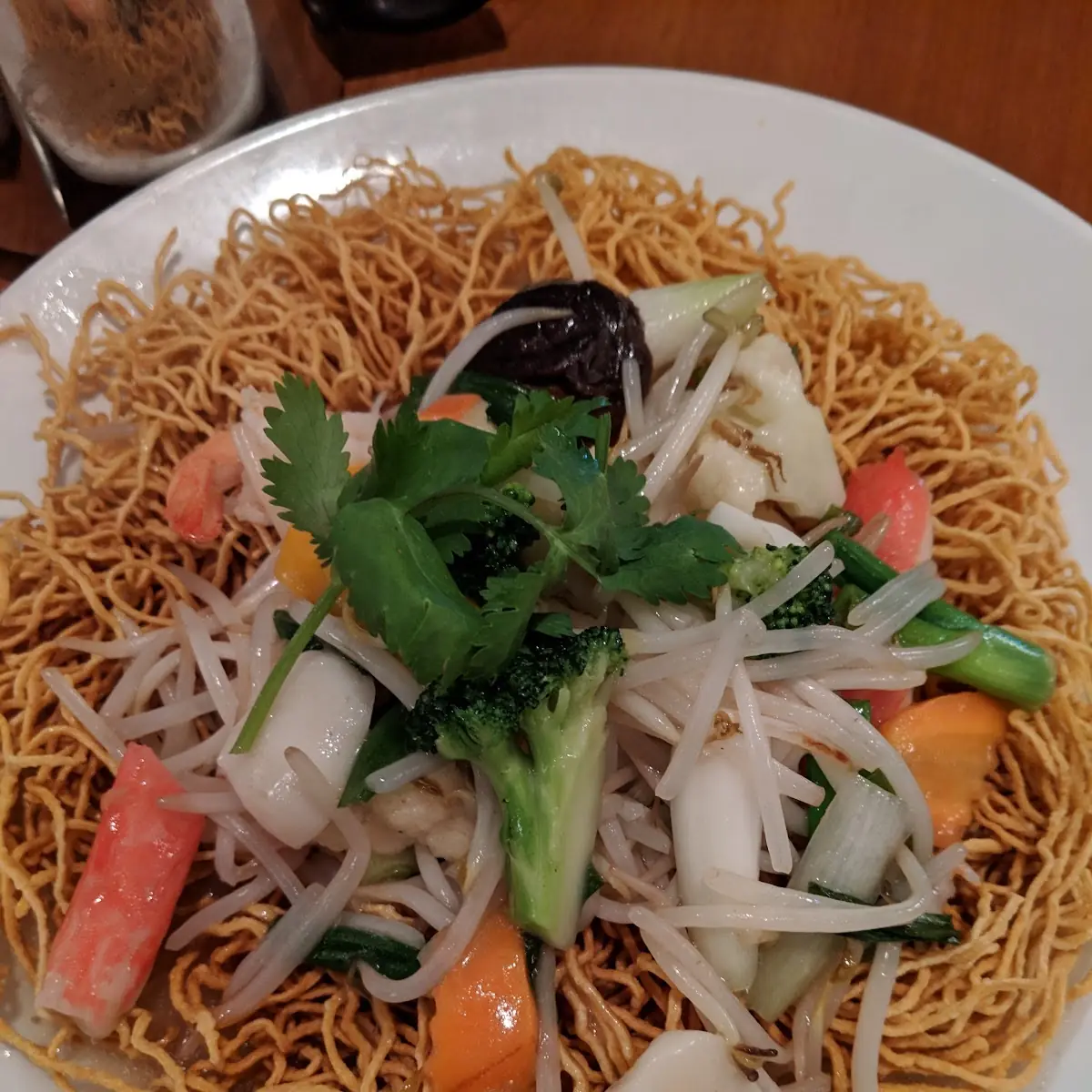 Stir Fried Noodles with Seafood
