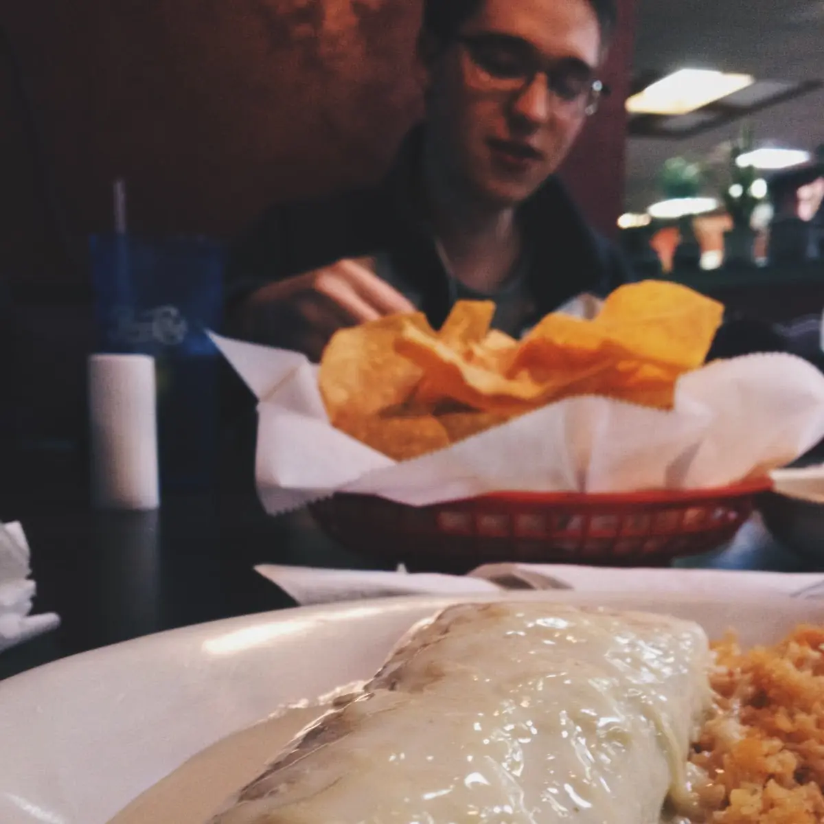 Chicken Burrito Combo