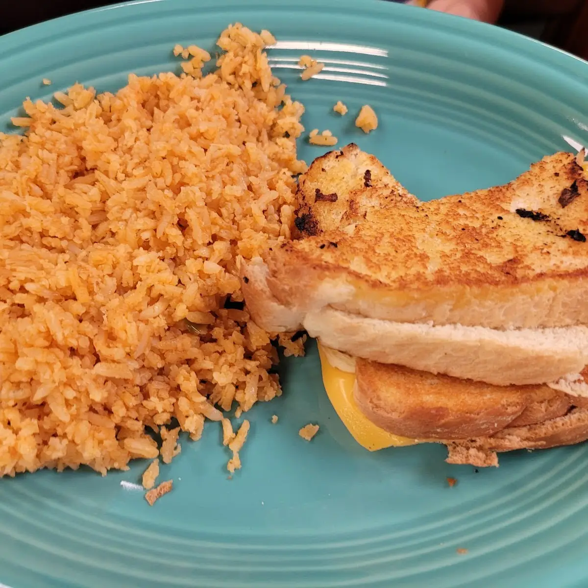 Grilled Cheese and Rice