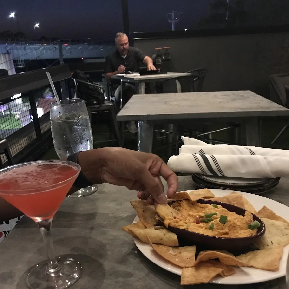 Buffalo Chicken Dip with Chips