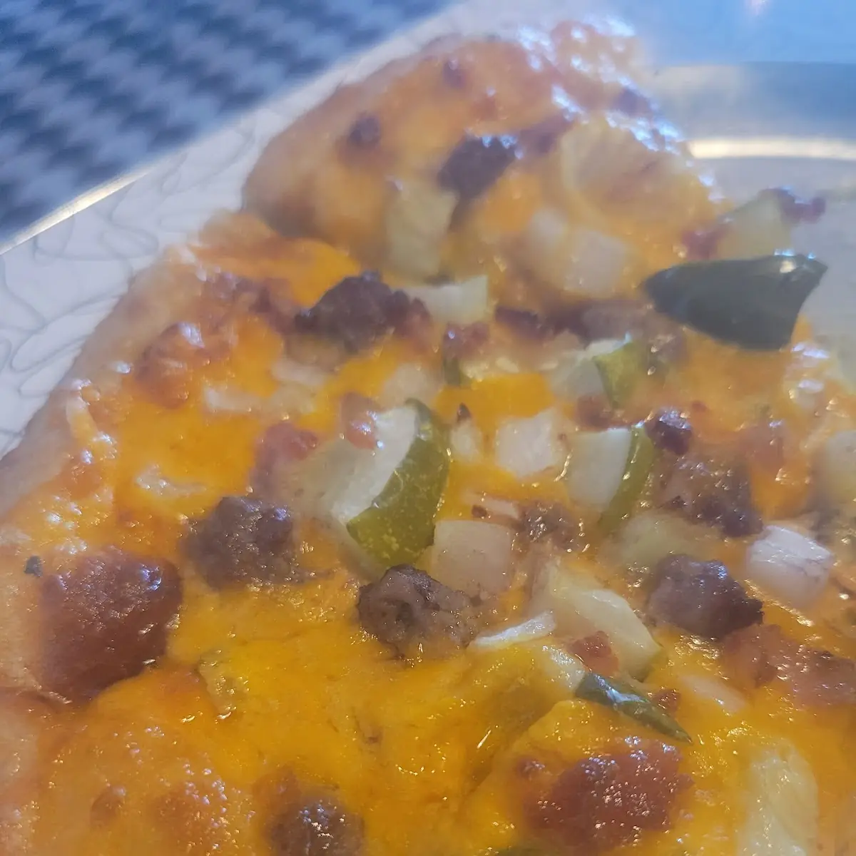 Bacon Cheese Burger Pizza