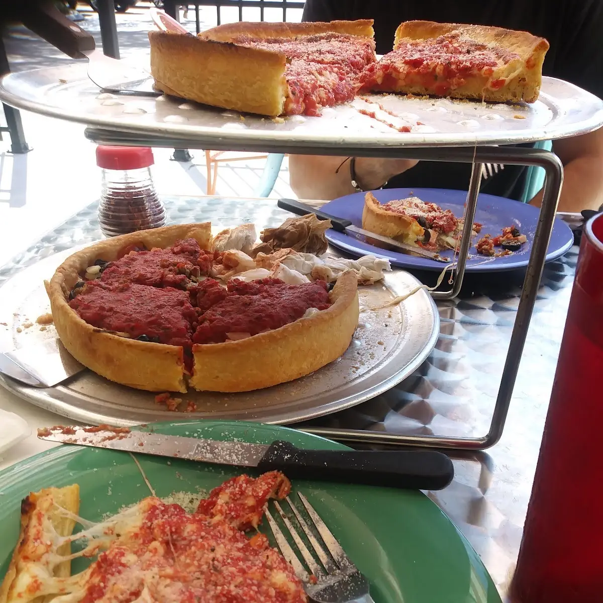 Veggie and Cheese Deep Dish