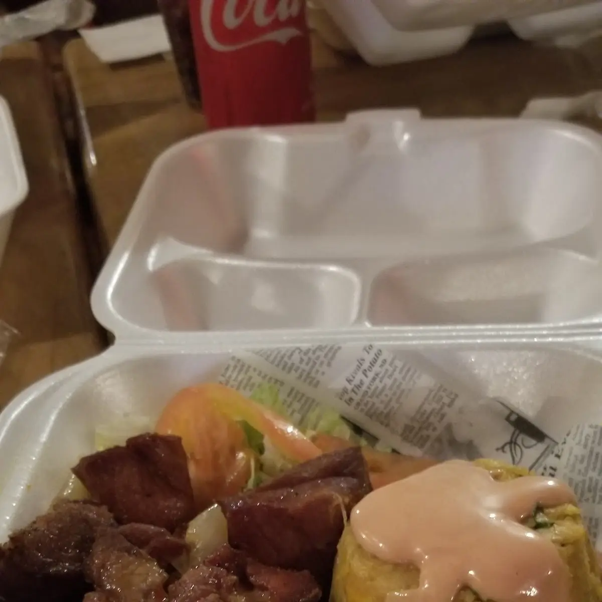 Mofongo Con Carne Frita