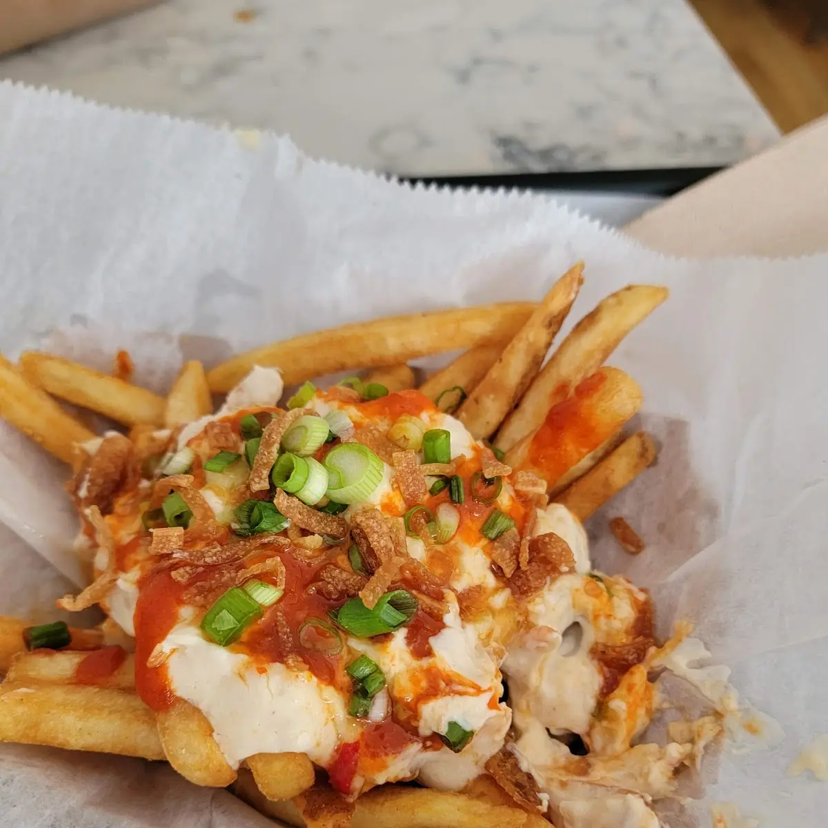 Poutine Fries and Dragon Fries