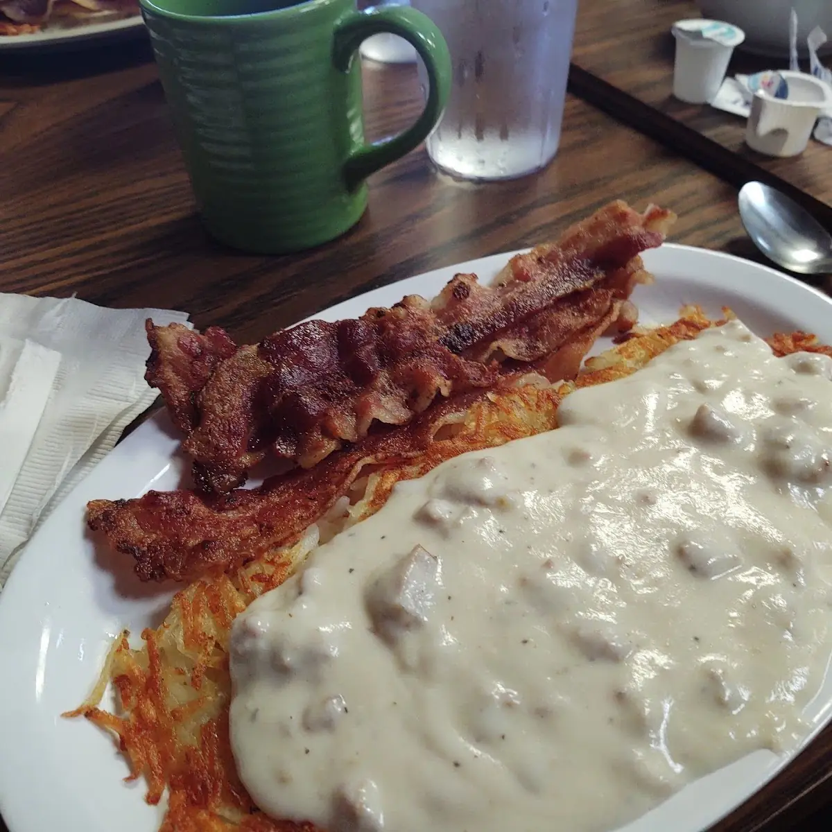 Hash Browns with Country Gravy