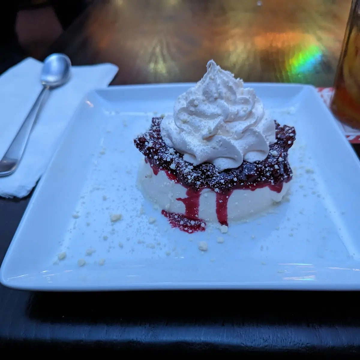 White Chocolate Raspberry Panna Cotta