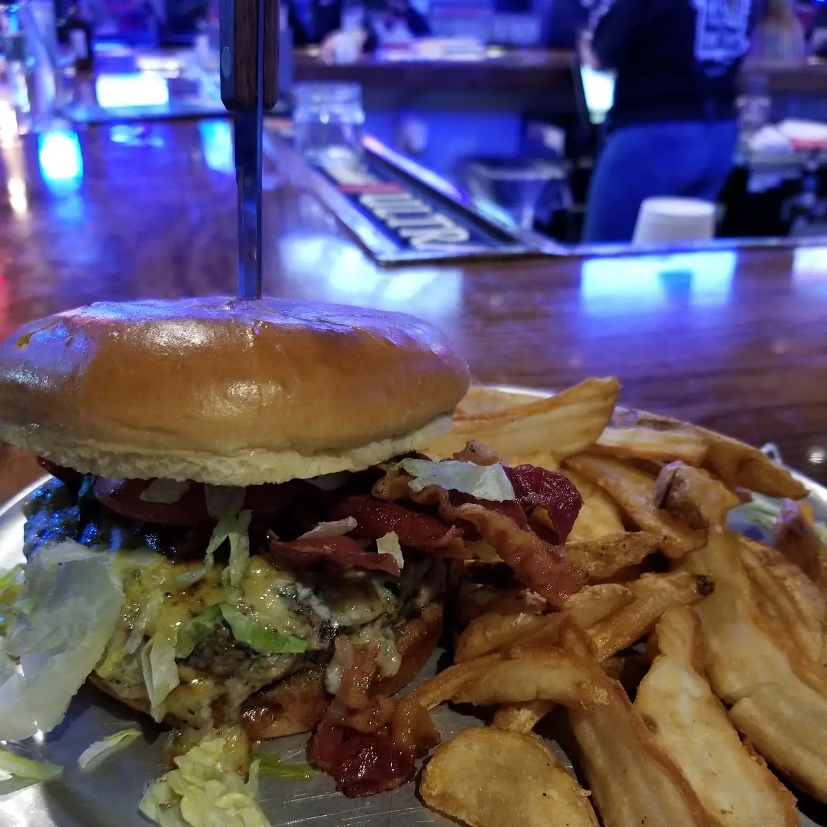 Blue Cheese Basil Burger