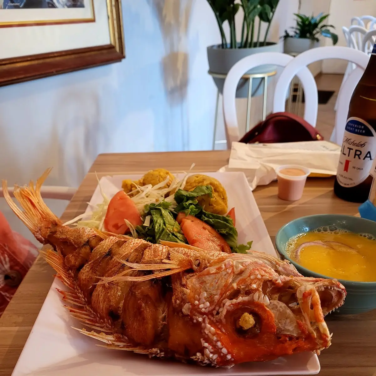 Fried Red Snapper