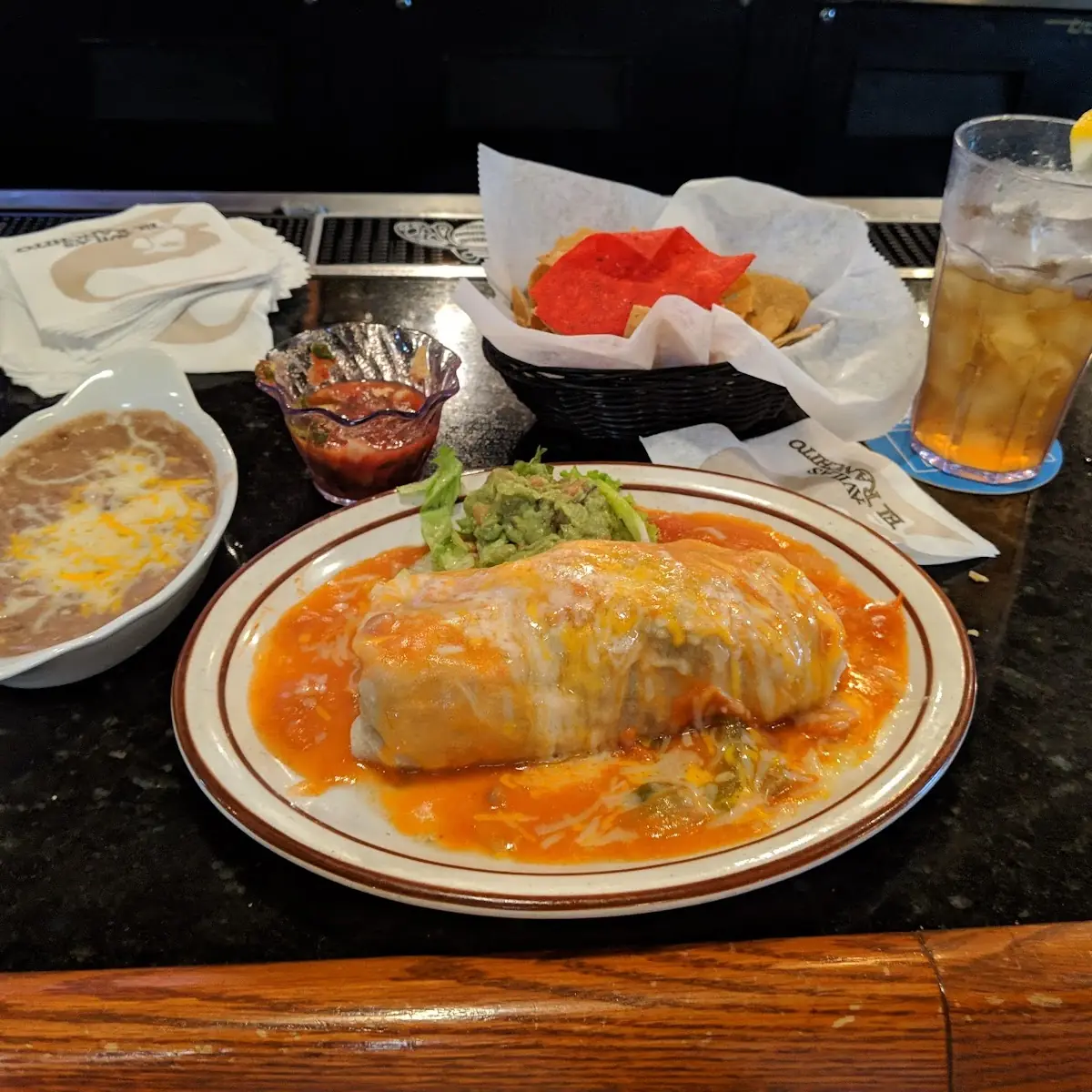 Burrito Azteca Con File Verde