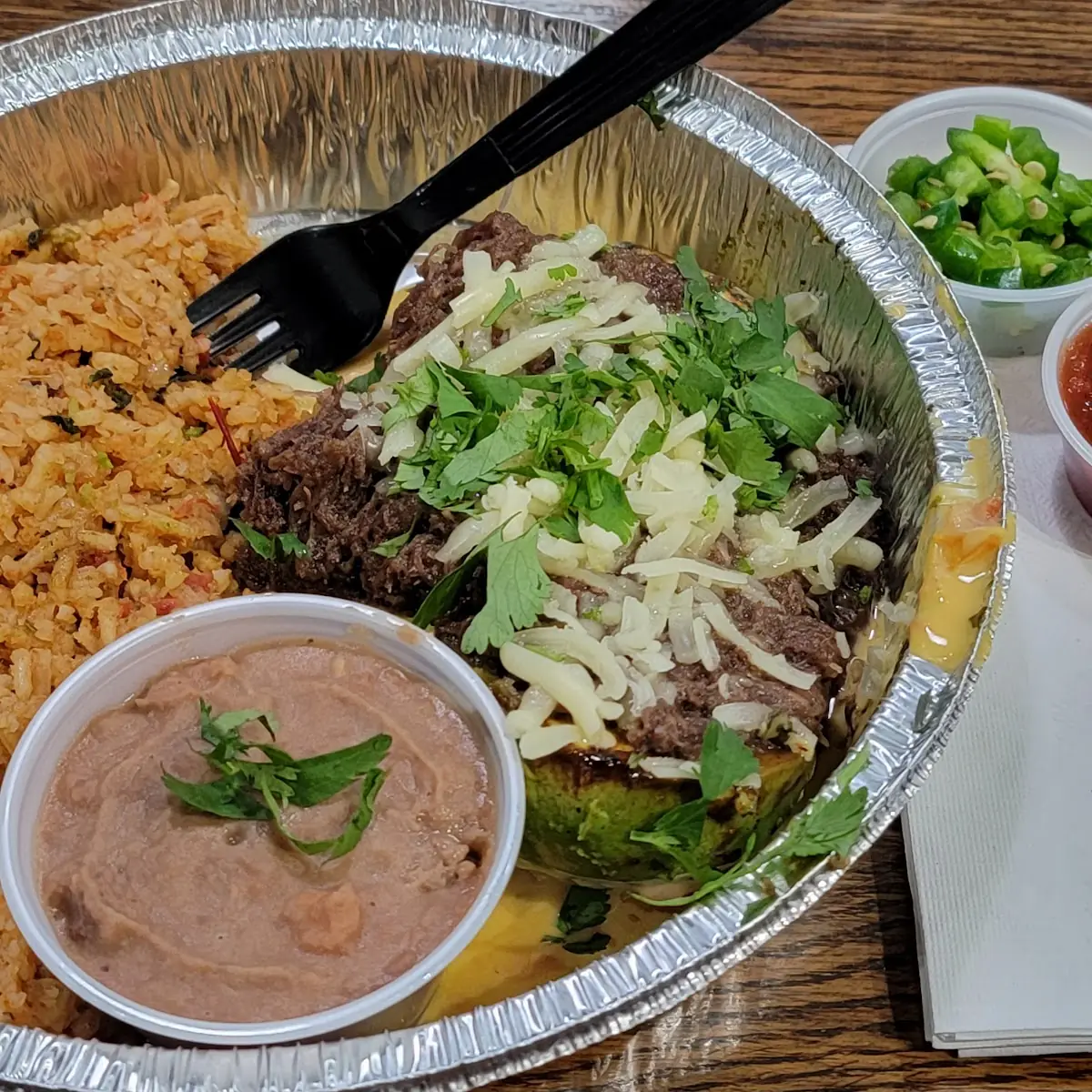 Refried Beans & Rice