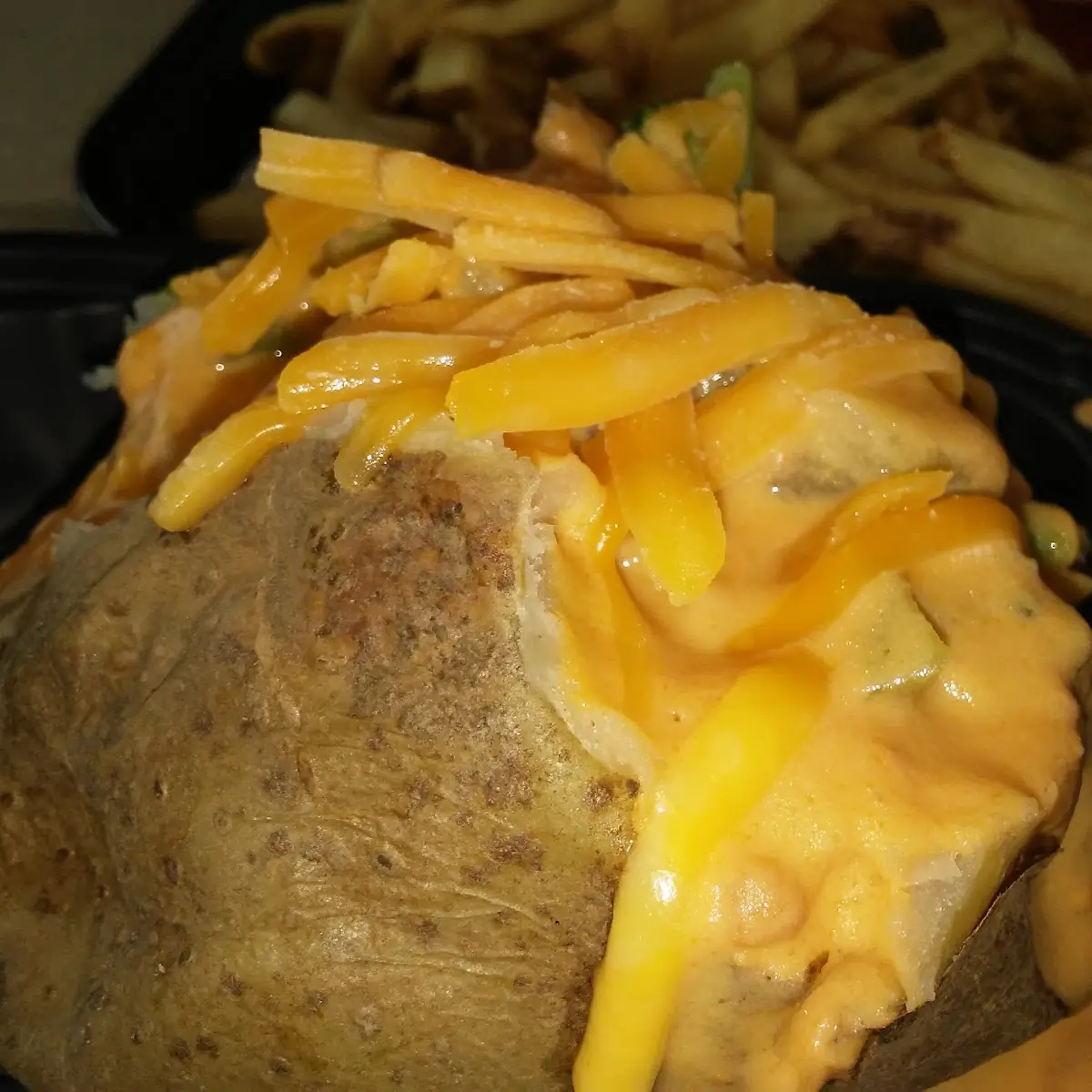 Baked Potato with Broccoli and Cheese