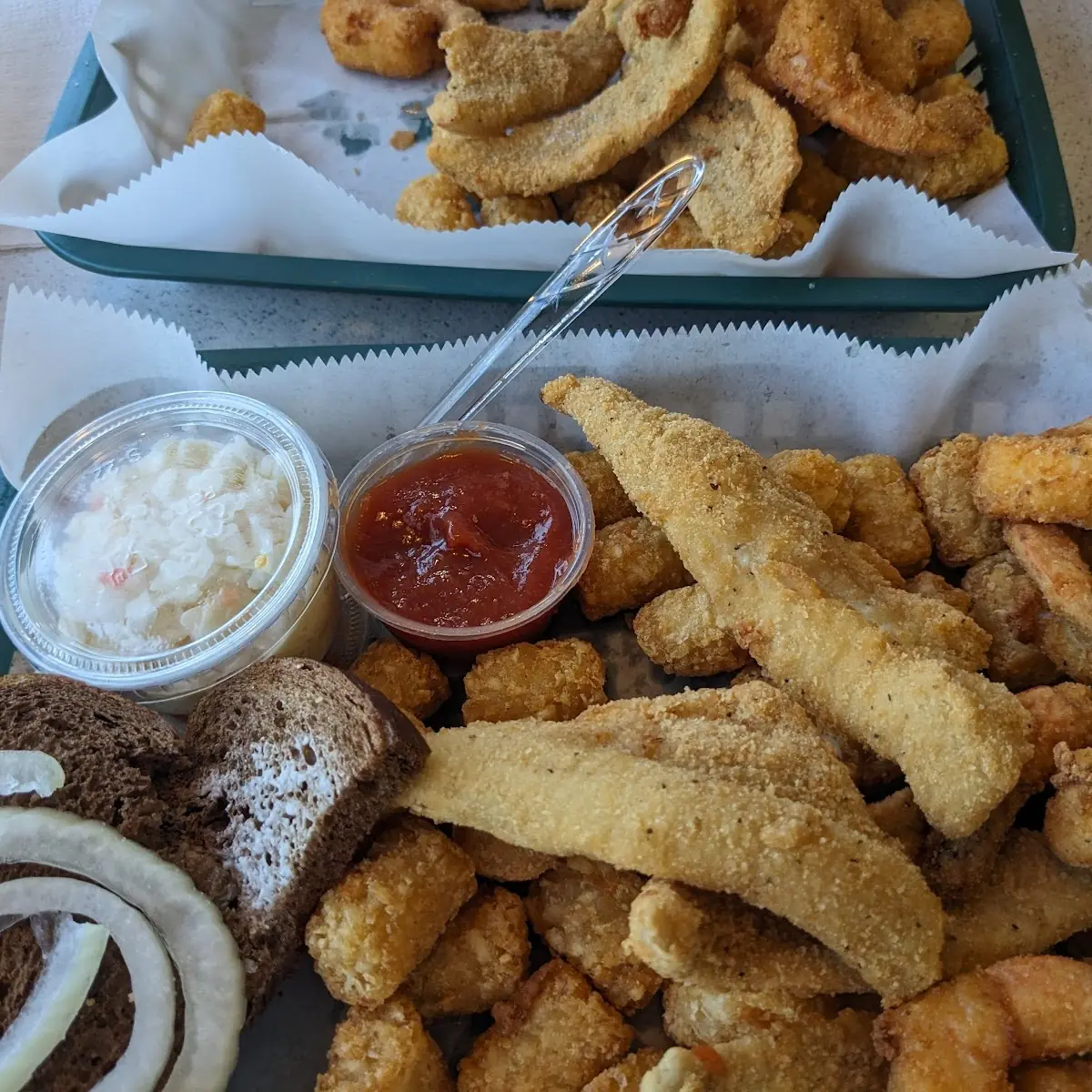 Shrimp Perch Dinner