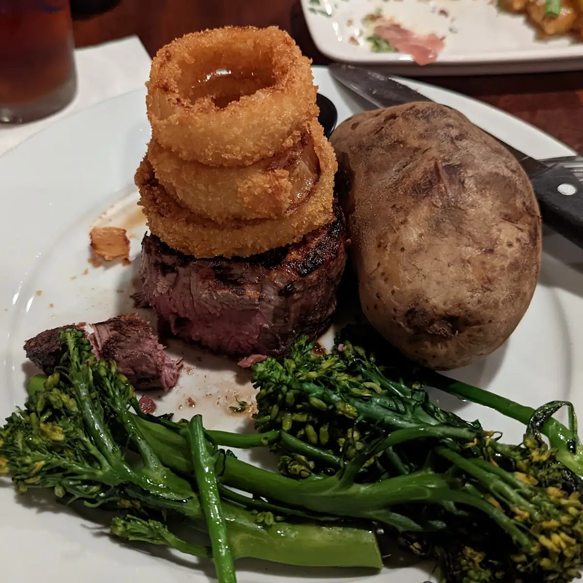 Filet Mignon with Baked Potato