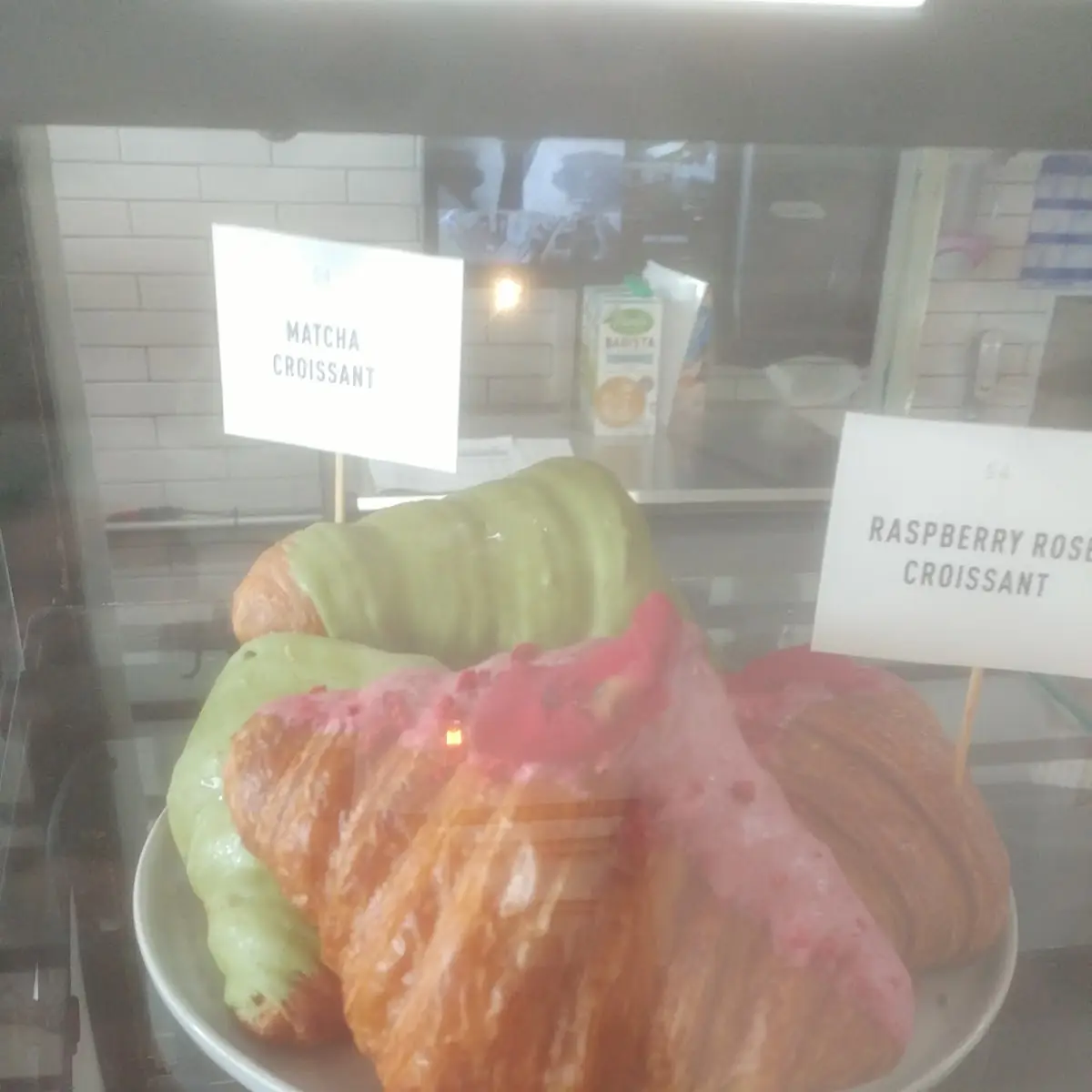 Raspberry Rose Croissant