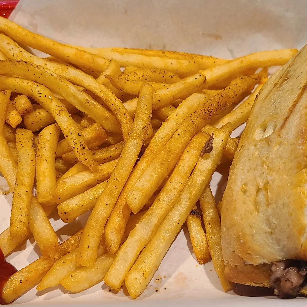 Chopped Beef Brisket Sandwich