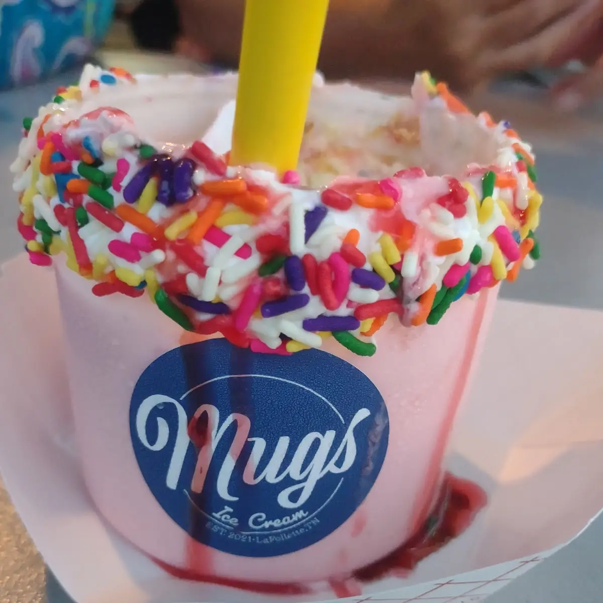 Hand-Scooped Ice Cream Shake