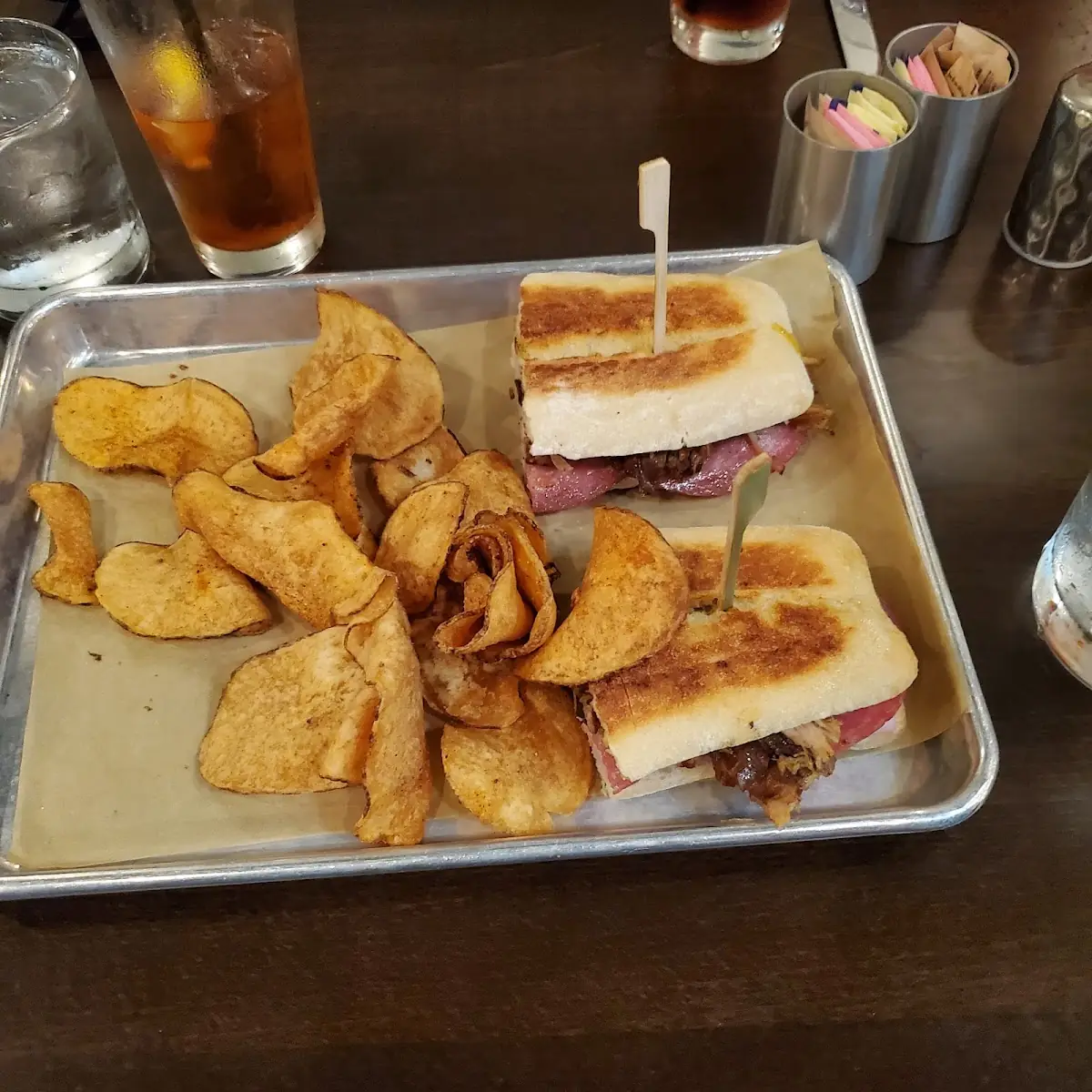 Sandwich and Chips