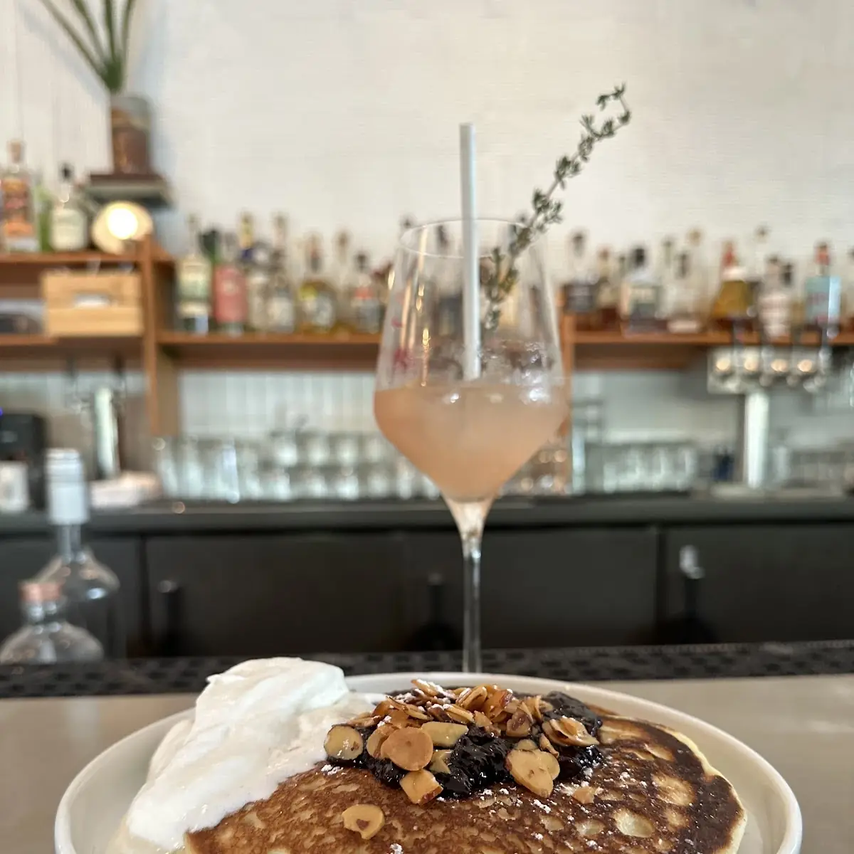 Almond Buttermilk Pancakes