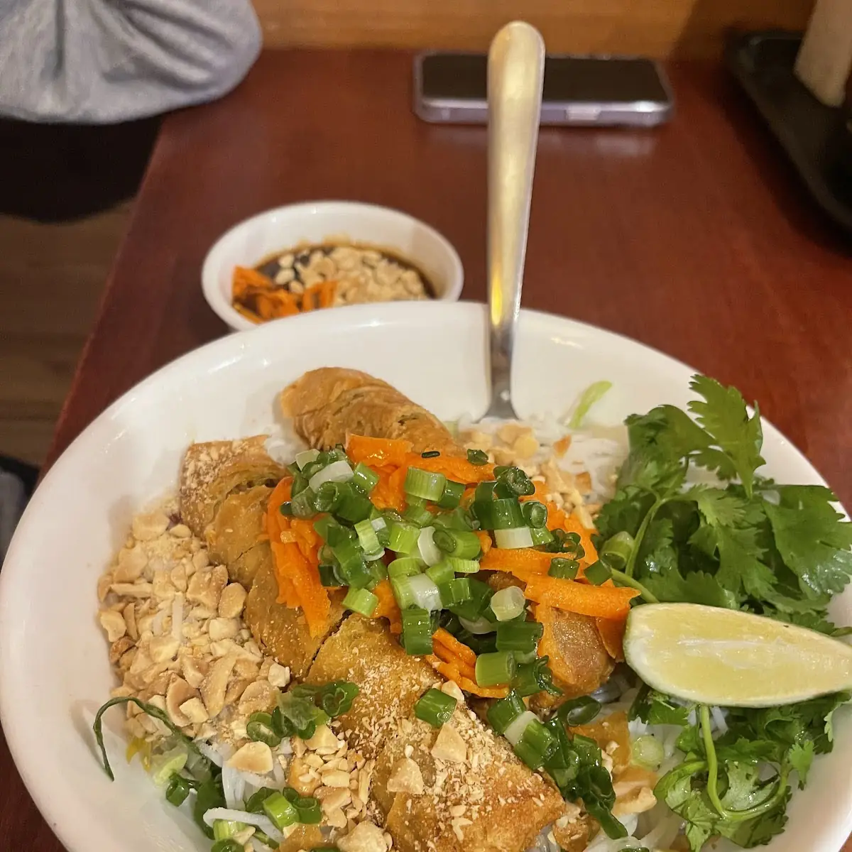 Pork and Egg Roll Noodle Salad
