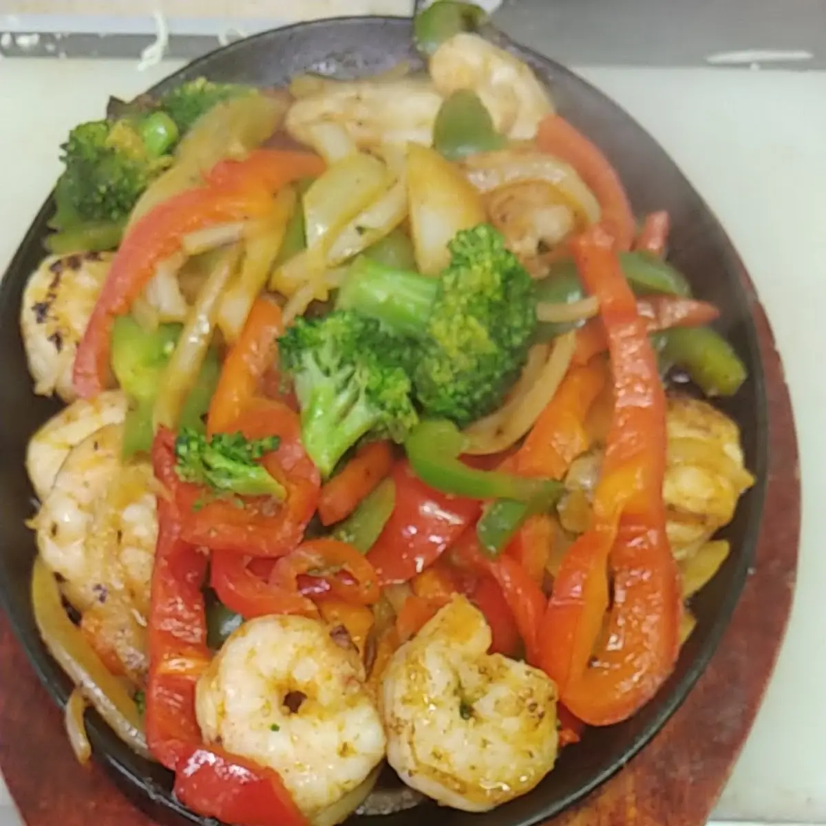 Shrimp Fajitas