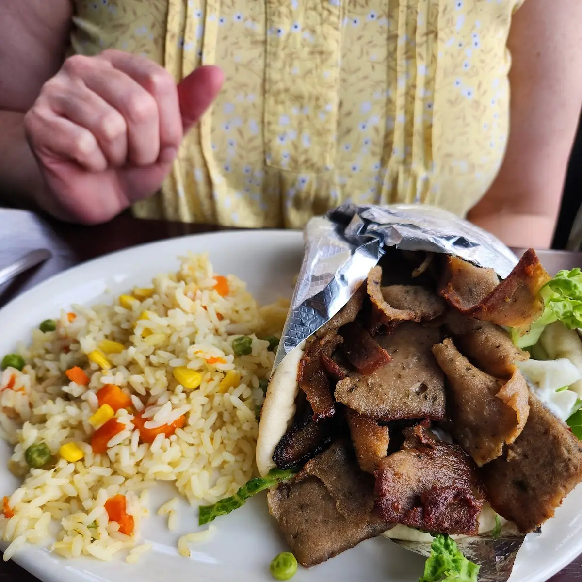 Traditional Gyro Platter