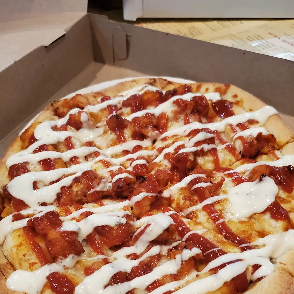 Chicken Bacon Ranch Pizza