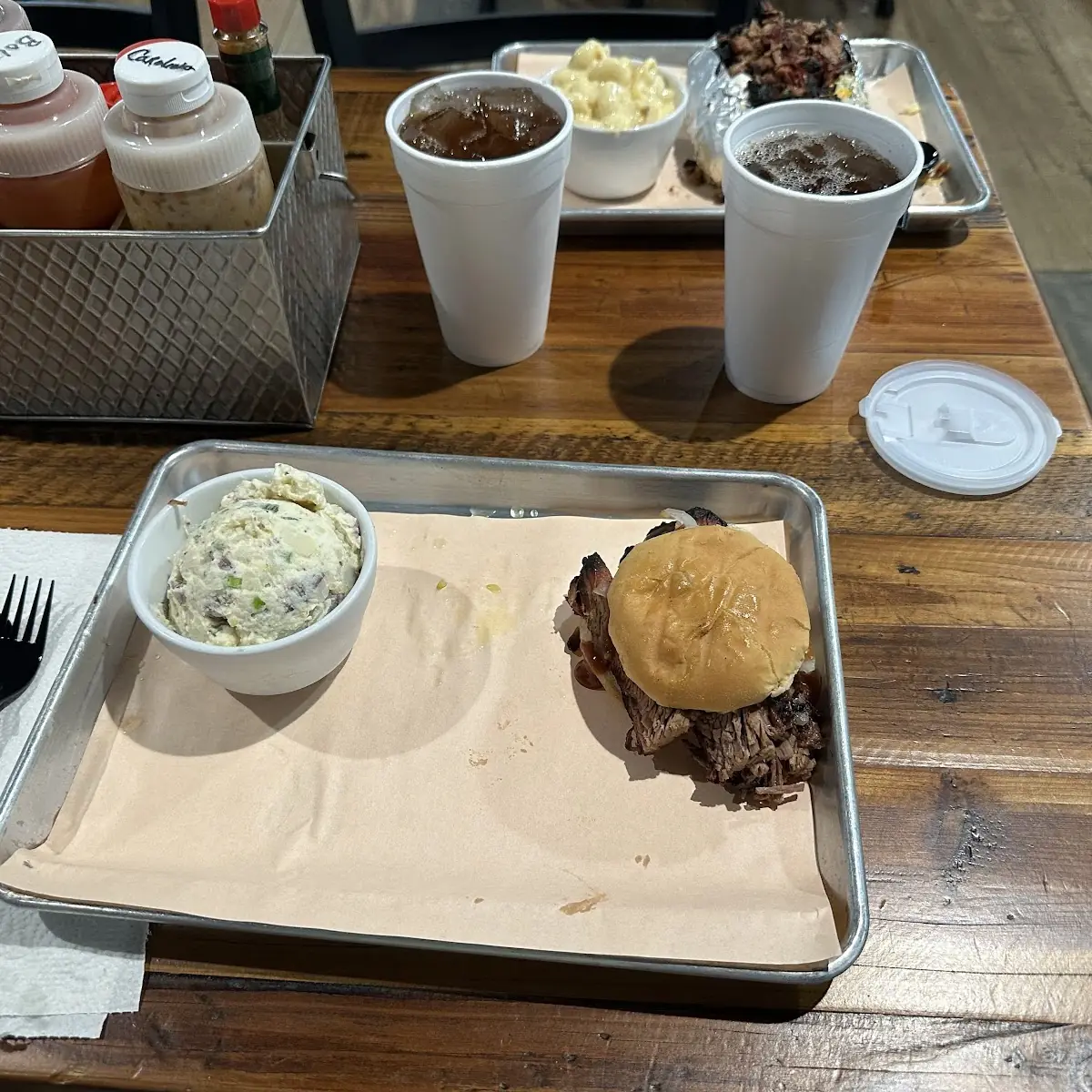 Pulled Pork Sandwich with Sides