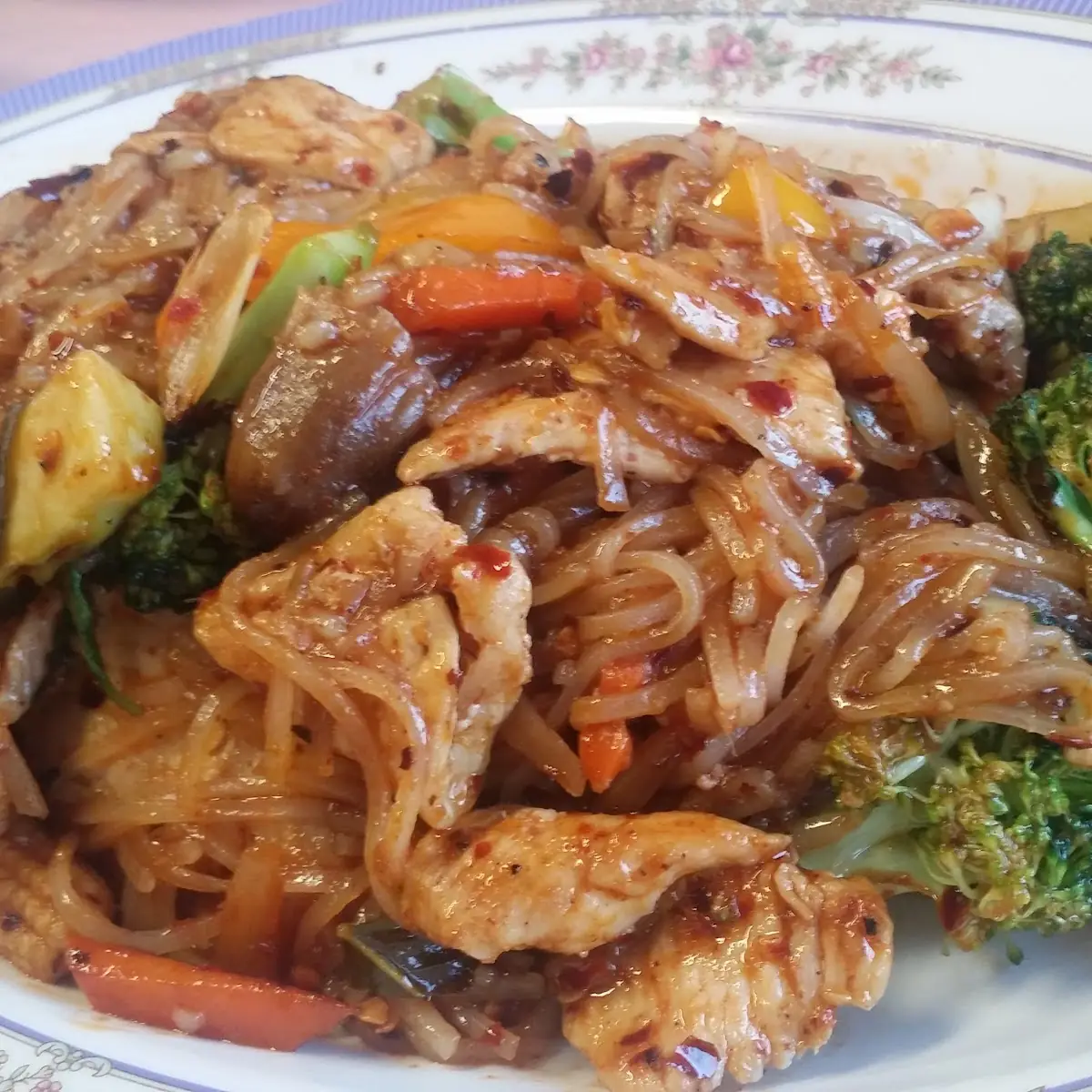 Rice Noodle Dish