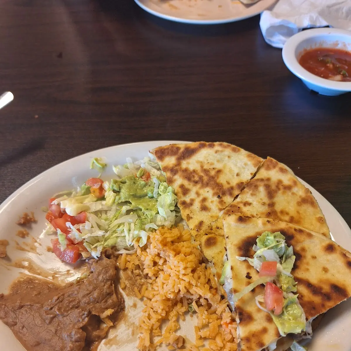 Quesadilla plate