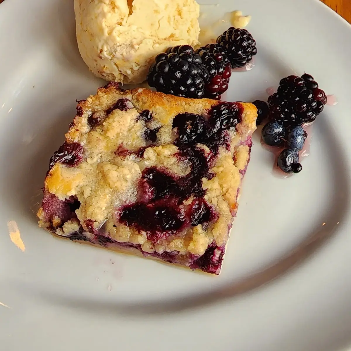 Blueberry Cobbler Bar