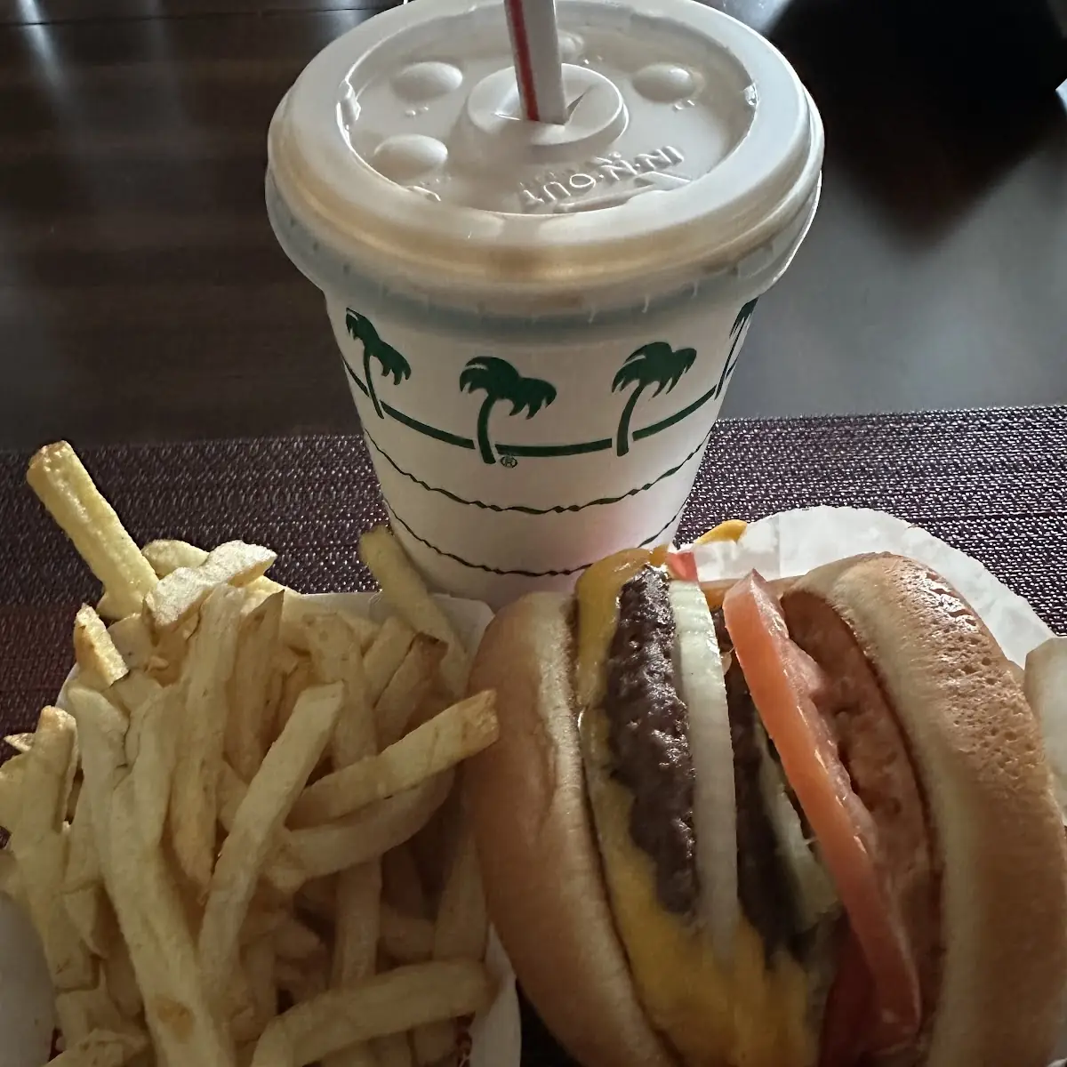 Double Cheeseburger Combo with Chocolate Shake