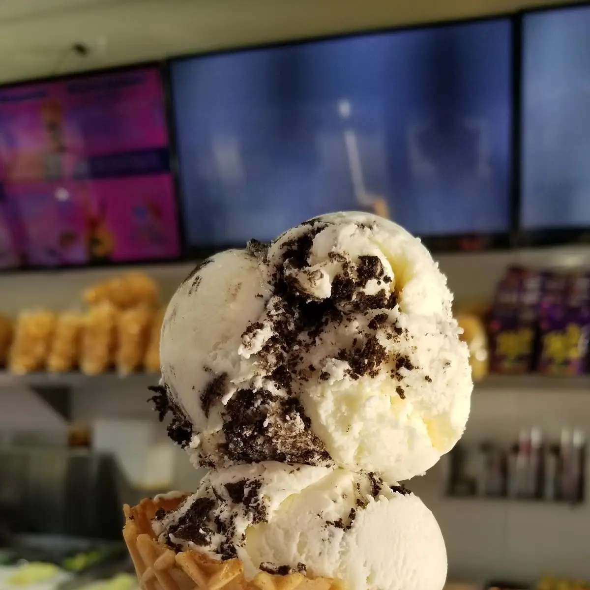 Chocolate Chip Ice Cream Cone