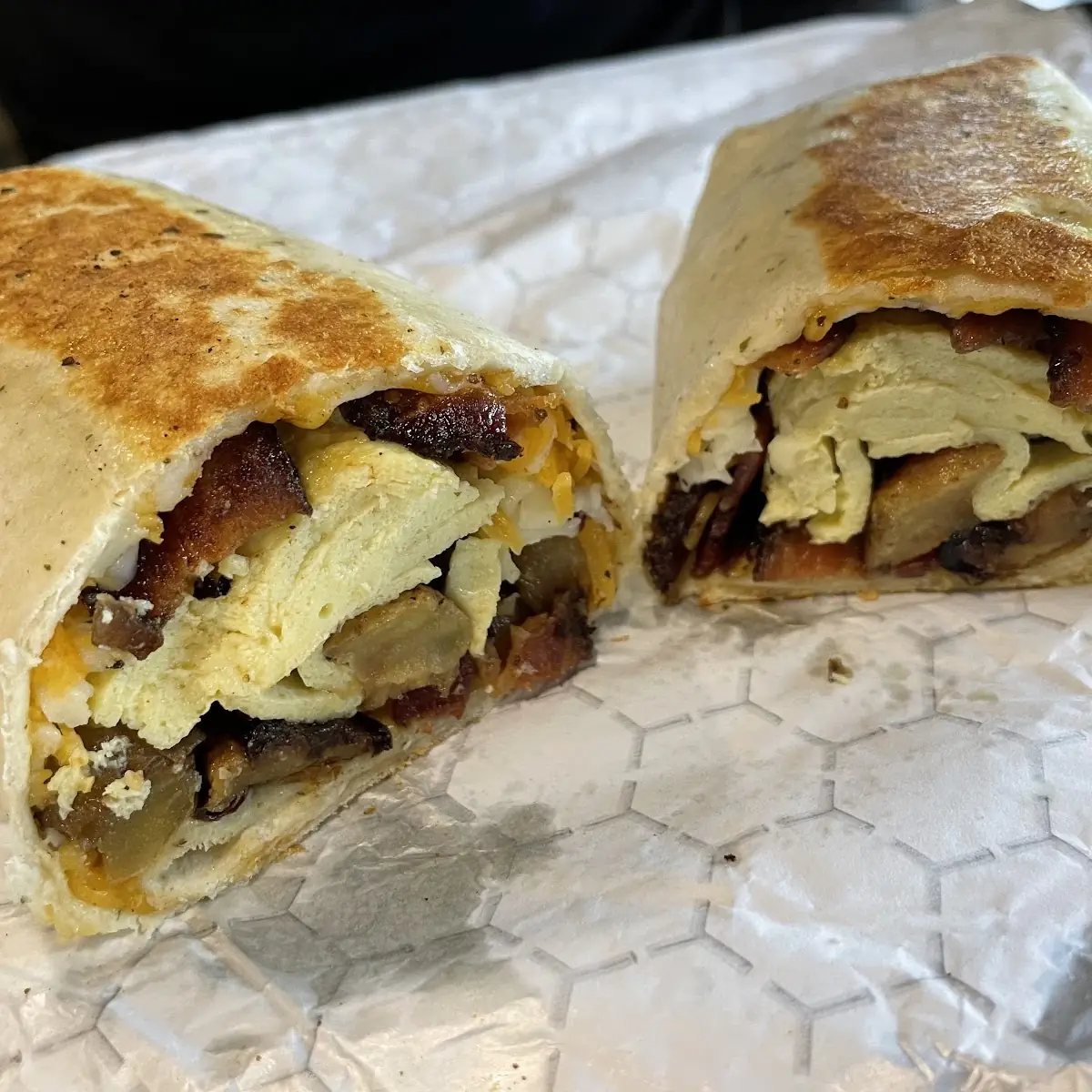 Bacon Egg and Cheese Burrito