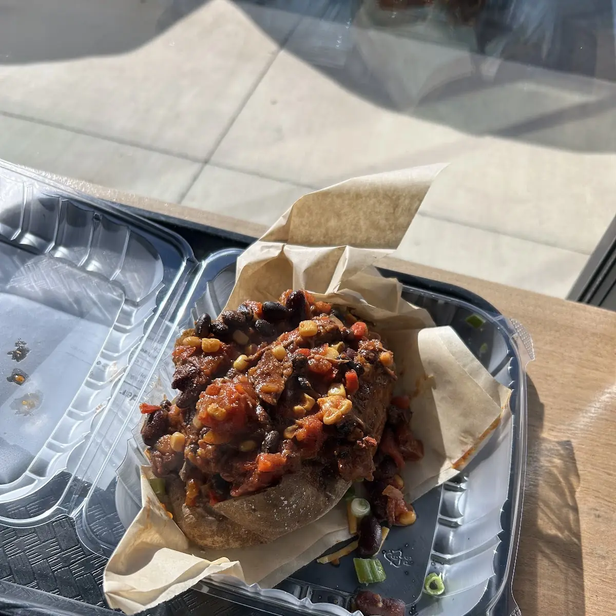Baked Potato with Chili