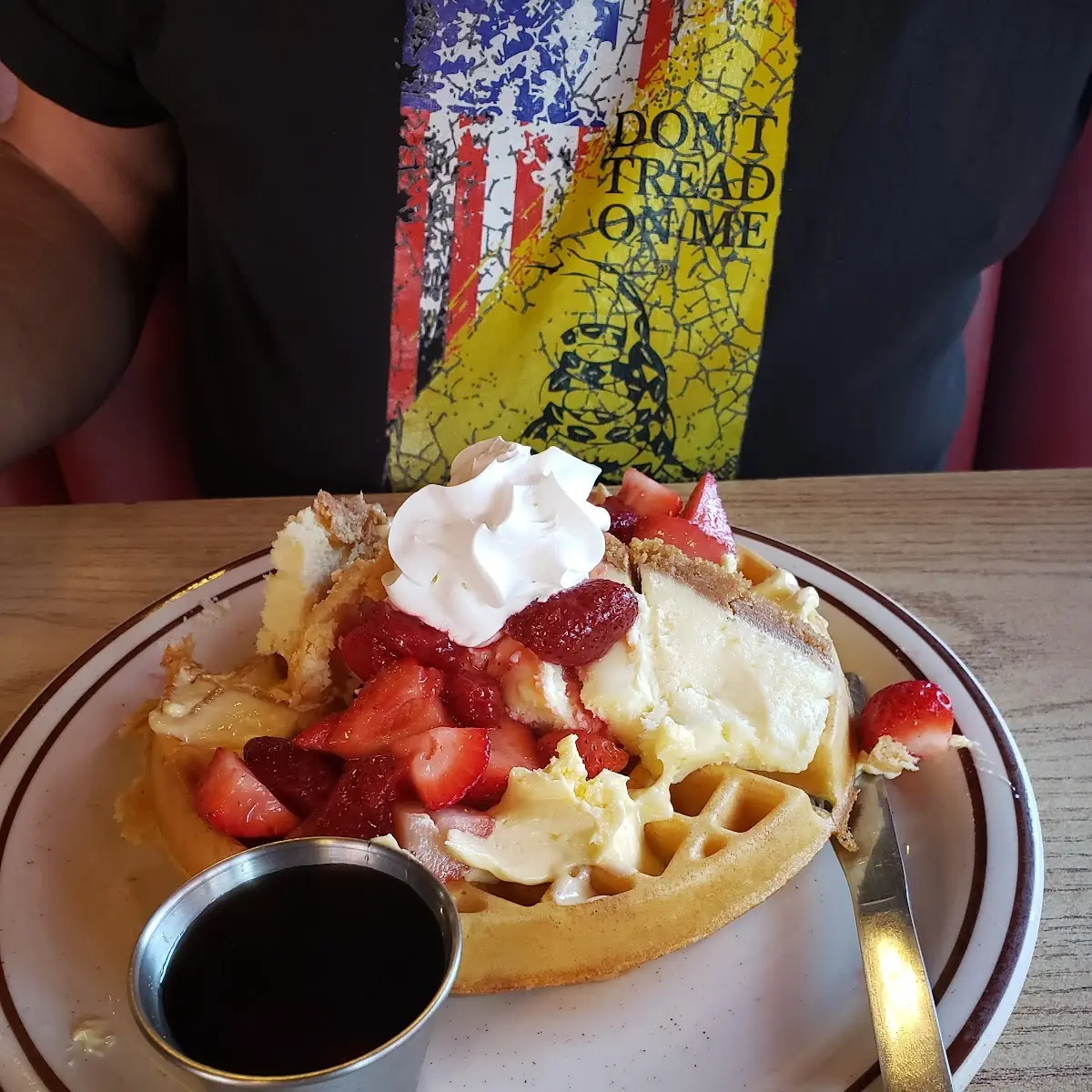 Strawberry Cheesecake Waffle