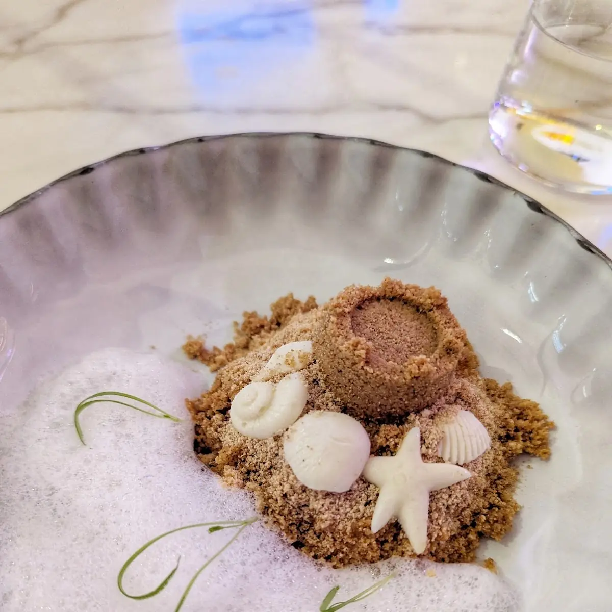 Key Lime Mousse Graham Cracker Crumble Lime Air