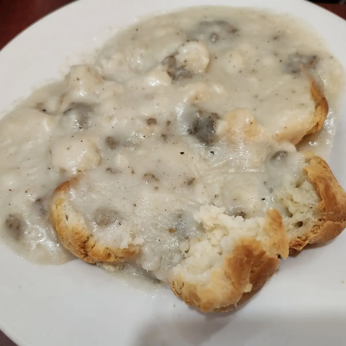 Sausage Gravy and Biscuits