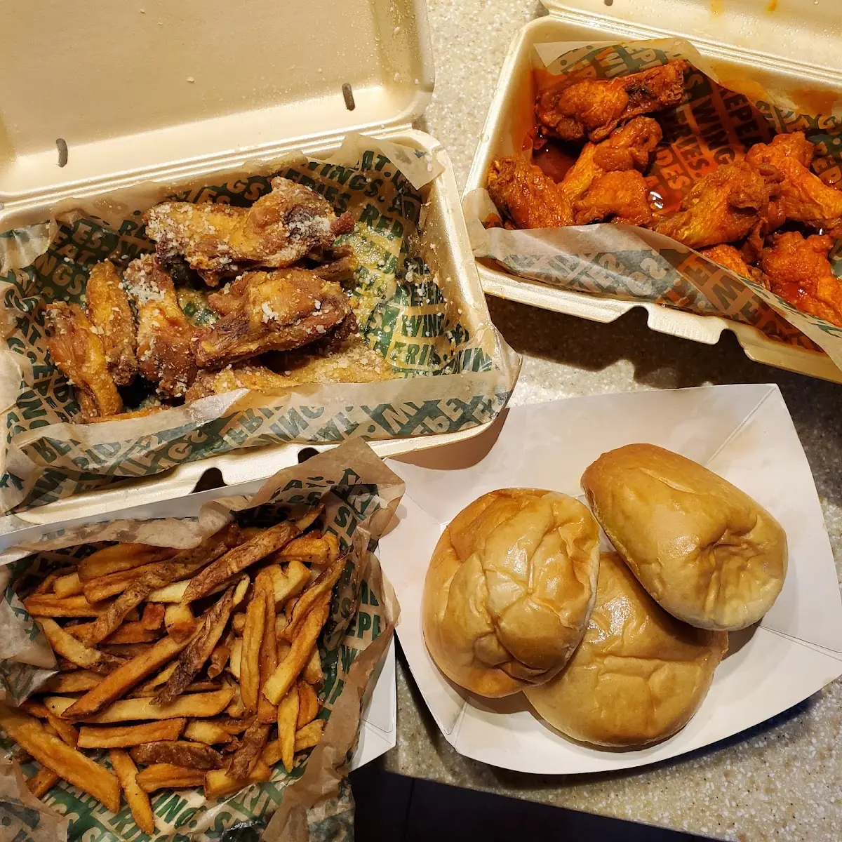 Lemon Pepper Wings Garlic Parmesan