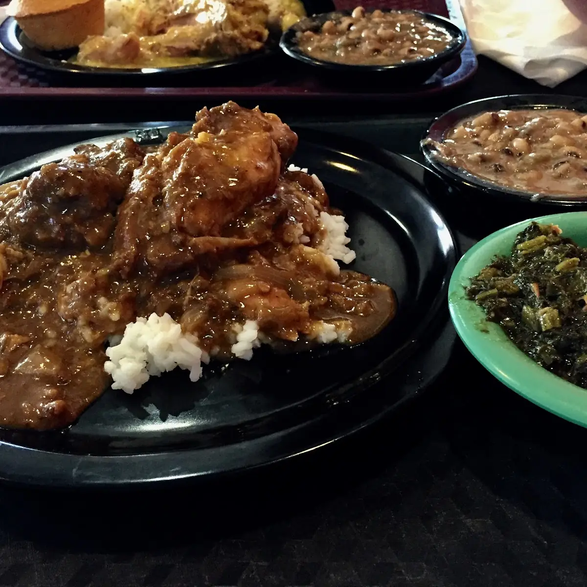 Smothered Chicken Greens